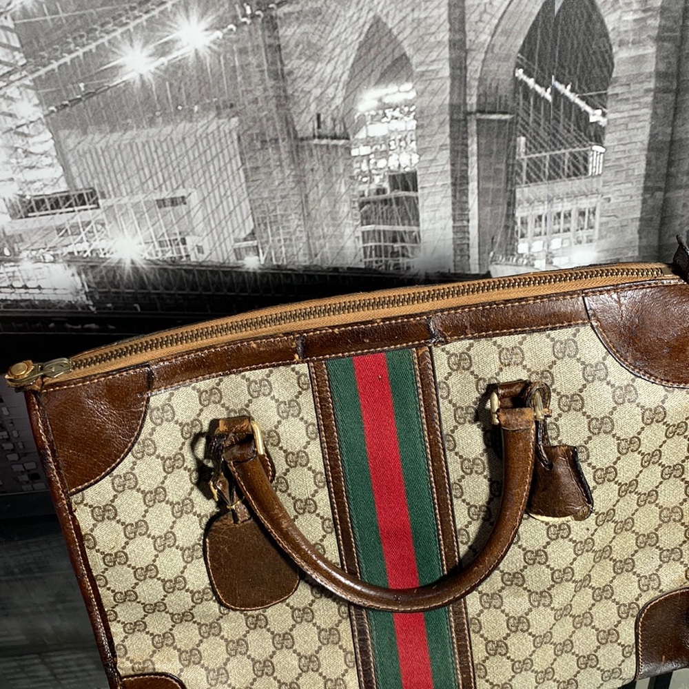 Authentic Vintage Gucci Sherry Line Boston Bag - Picture 7 of 17